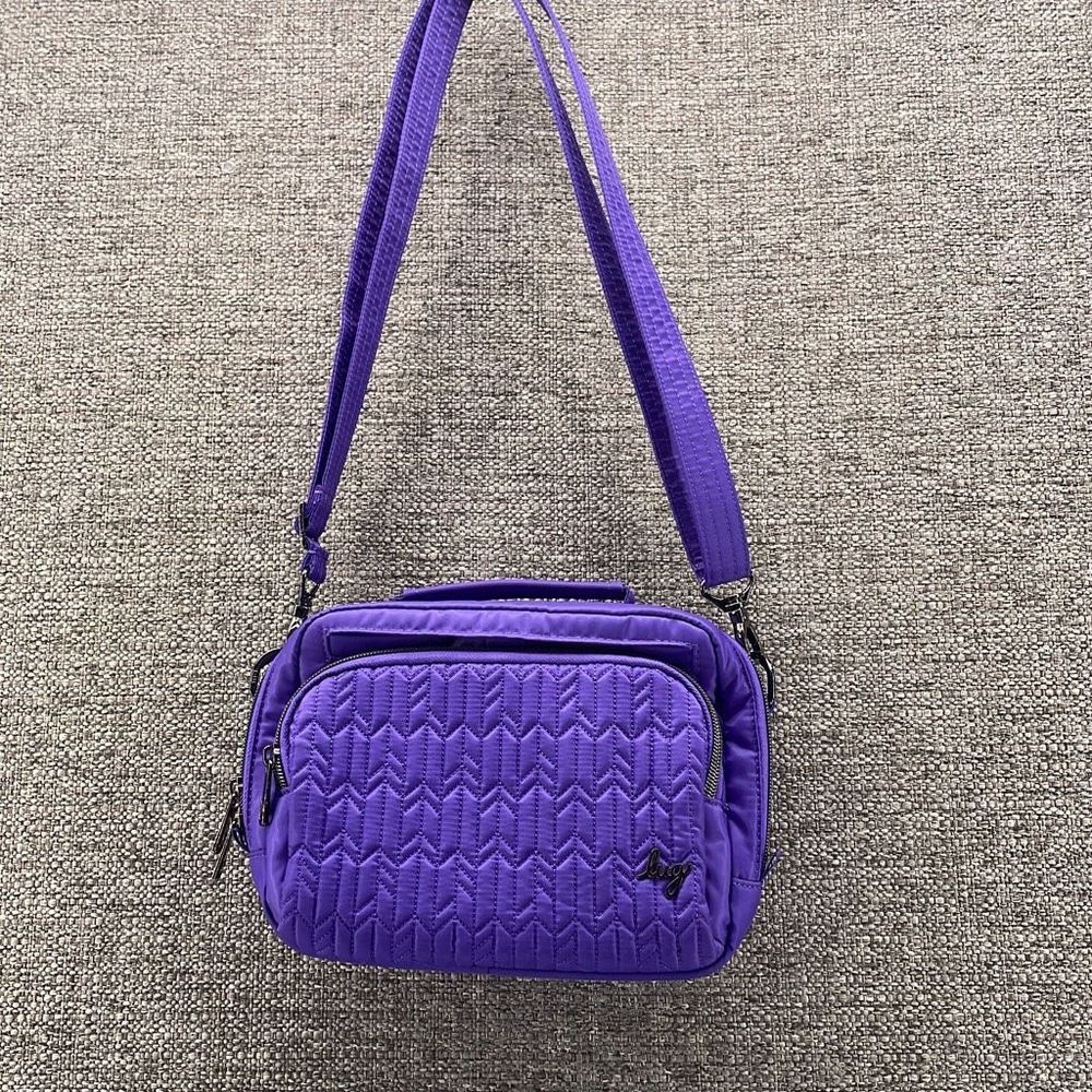 Lug Purple Crossbody Bag